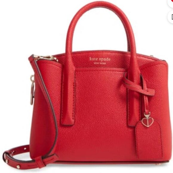 Kate Spade Margaux Mini Red Satchel EUC - Picture 1 of 10